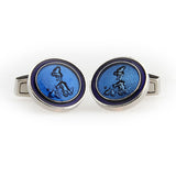 Enamel Dropping Glue Cufflinks