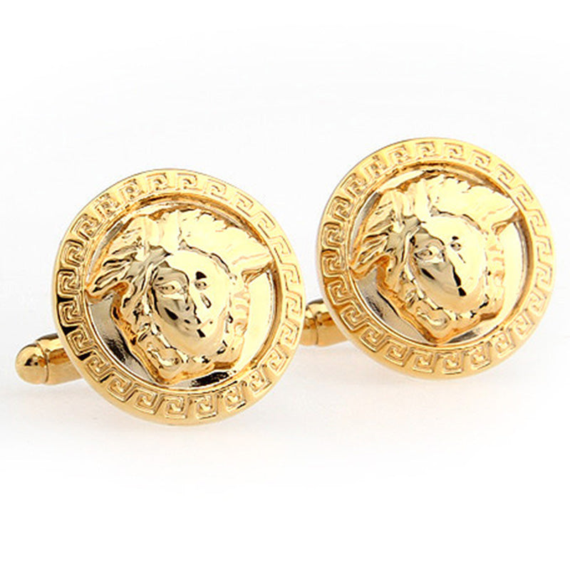 Interesting Skull Plain Colour Metal Cufflinks