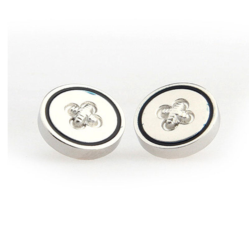 Enamel Dropping Glue Collar Studs