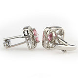 Crystal Zircon Cufflinks