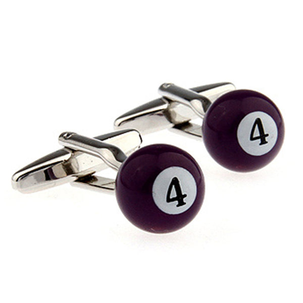 Sports Technology Grease Baking Paint Cufflinks