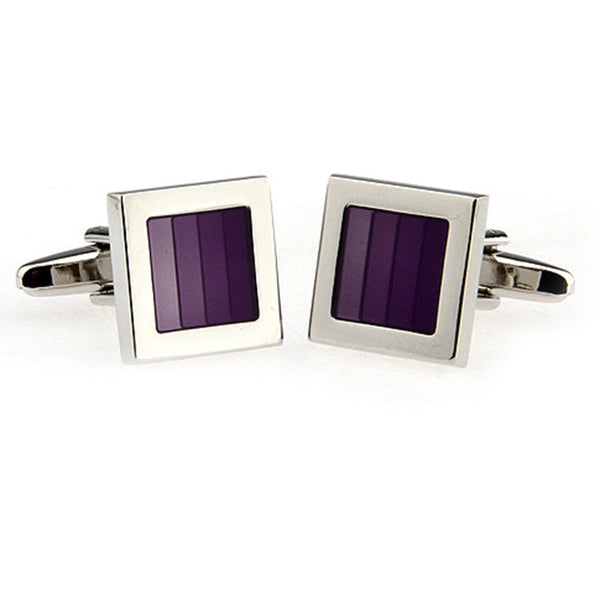 Enamel Dropping Glue Cufflinks