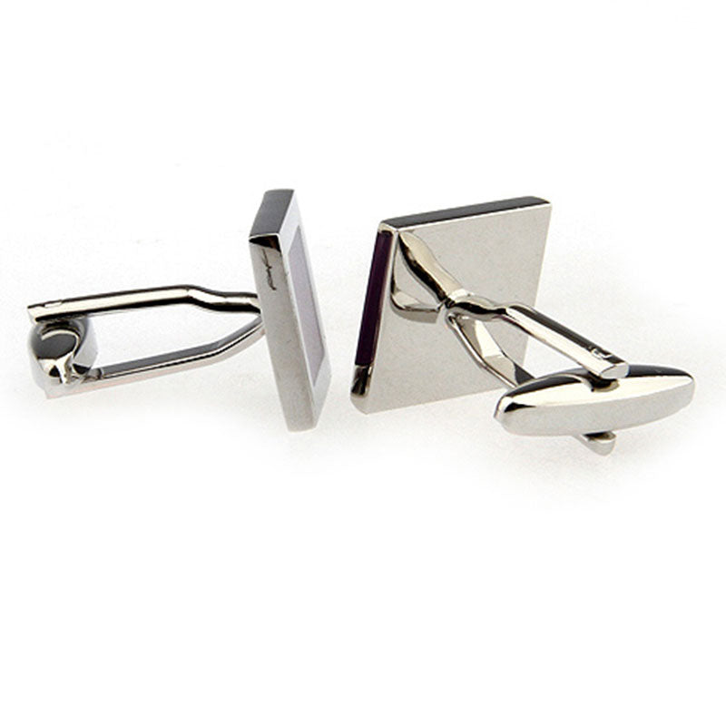 Enamel Dropping Glue Cufflinks