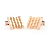 Plain Colour Metal Cufflinks