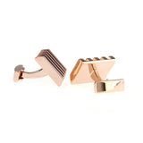 Plain Colour Metal Cufflinks