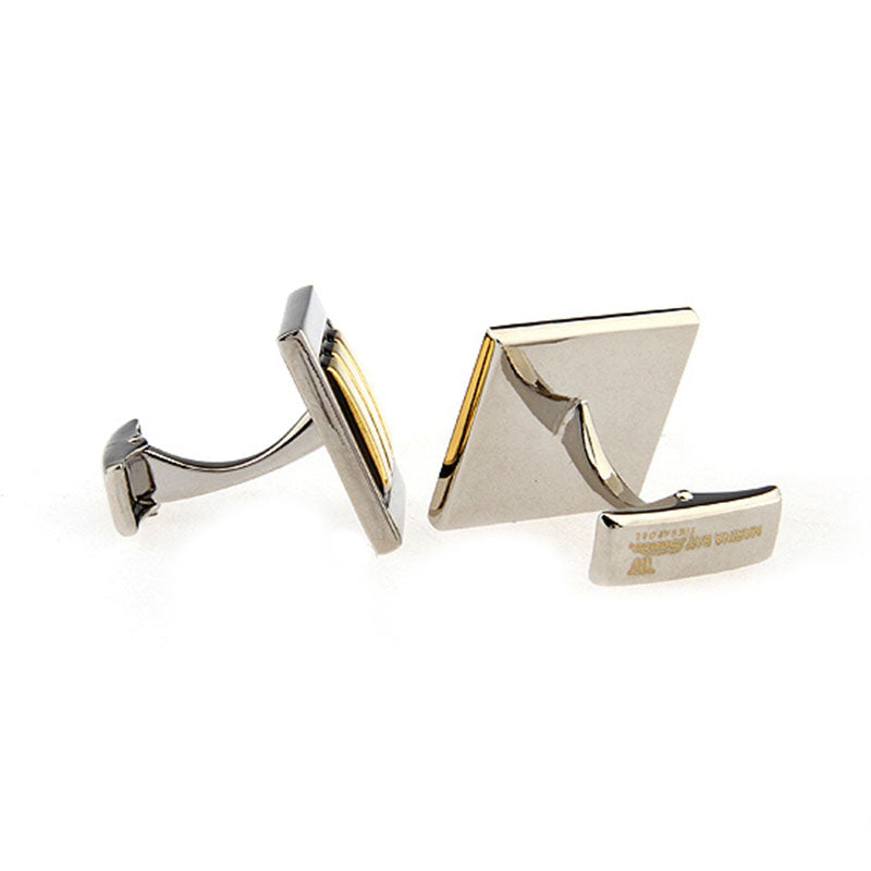 Enamel Dropping Glue Cufflinks