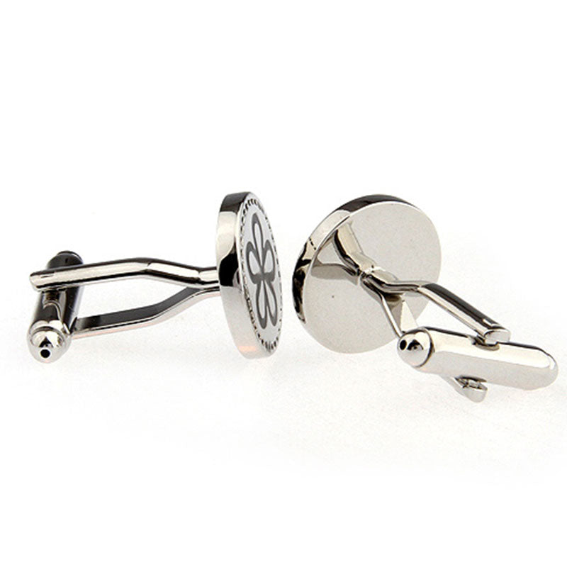 Enamel Dropping Glue Cufflinks