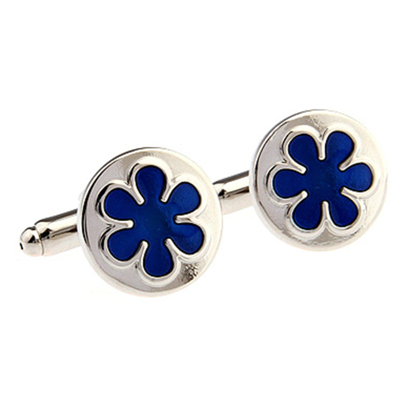 Enamel Dropping Glue Cufflinks