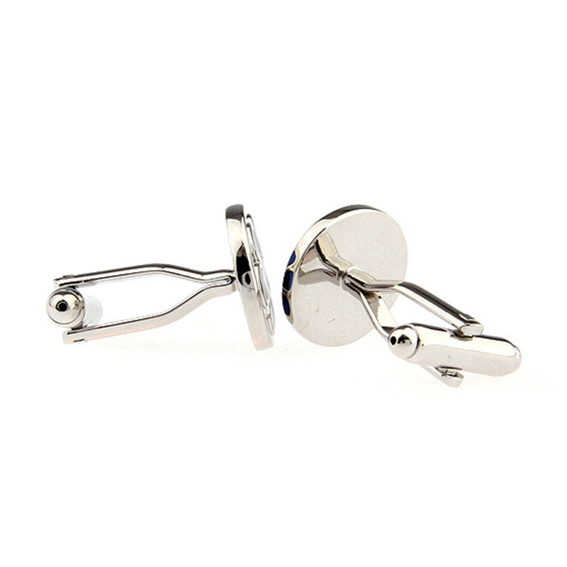 Enamel Dropping Glue Cufflinks