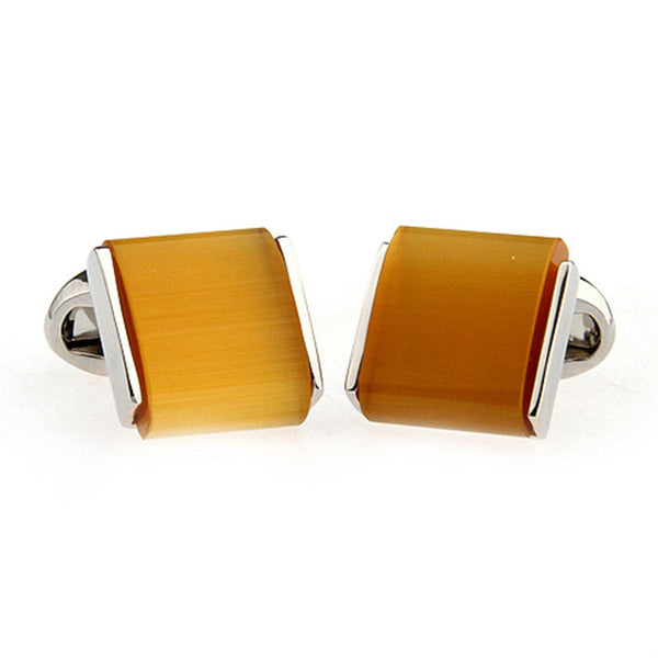 Cateye Glass Cufflinks