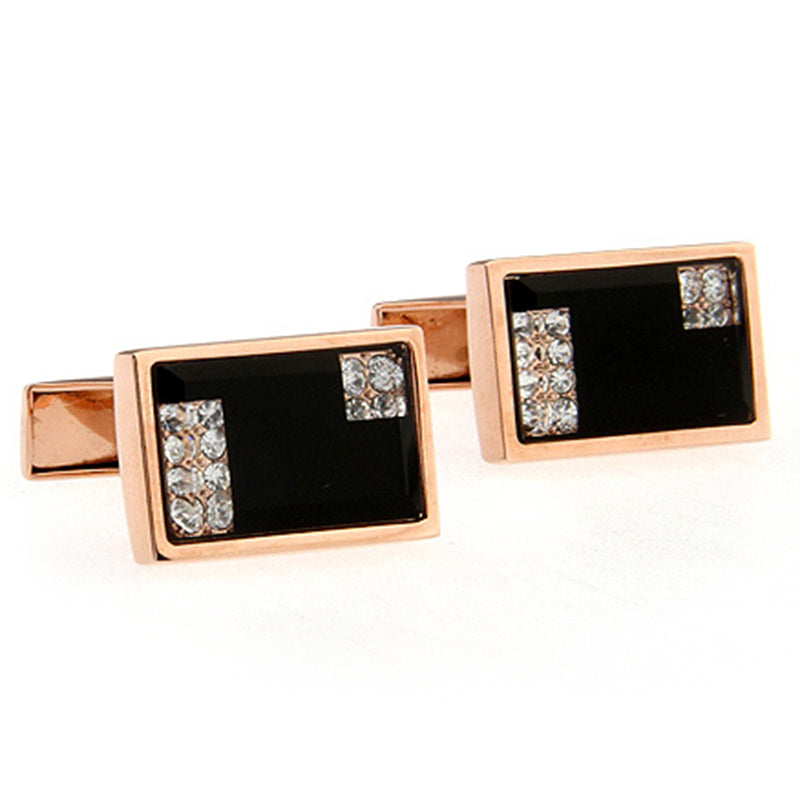 Crystal Zircon Cufflinks