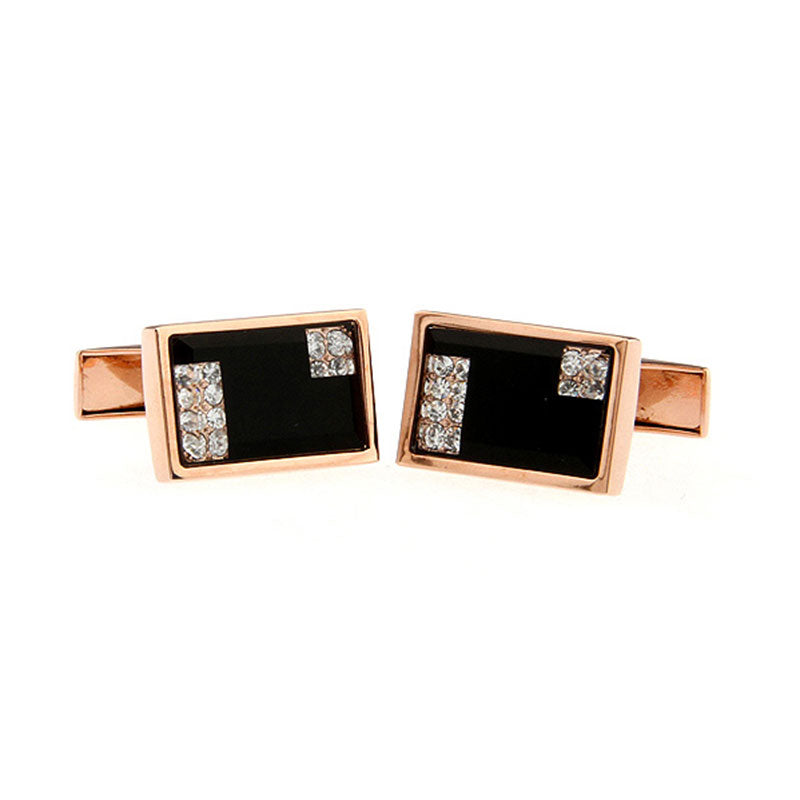 Crystal Zircon Cufflinks