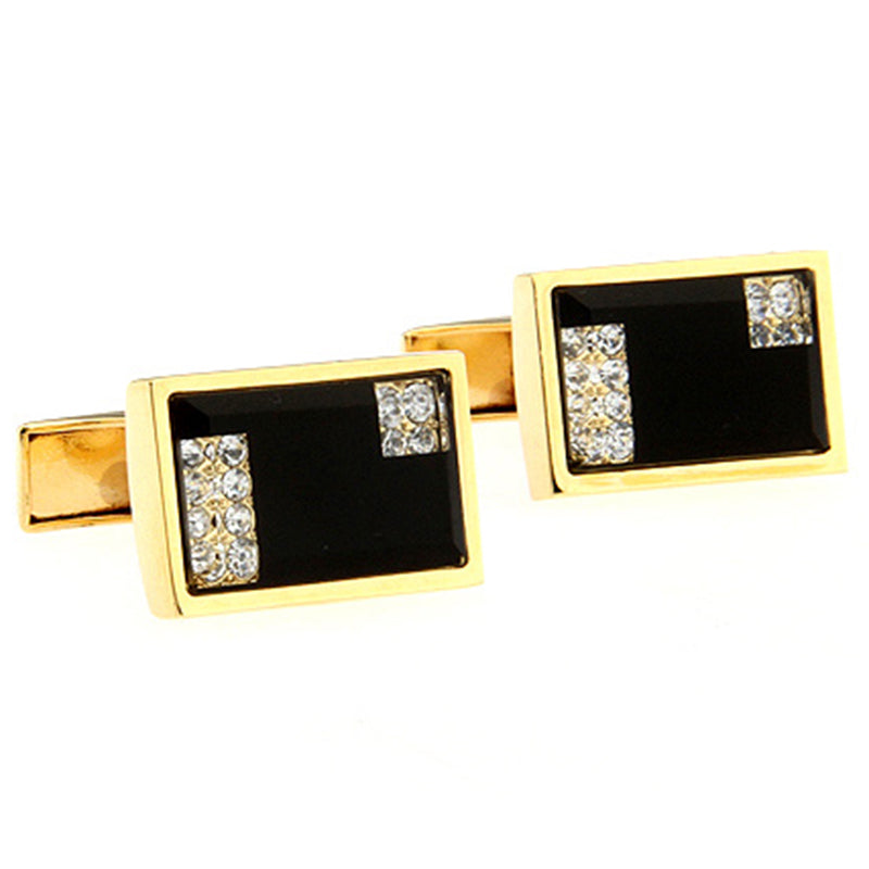 Crystal Zircon Cufflinks