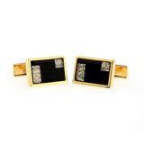 Crystal Zircon Cufflinks