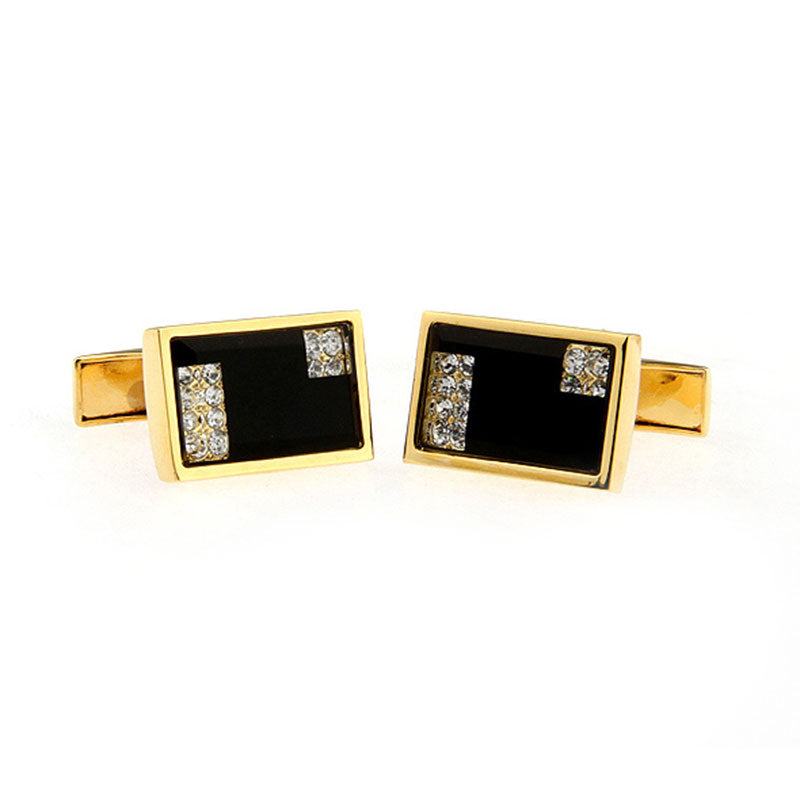 Crystal Zircon Cufflinks