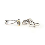 Plain Colour Metal Cufflinks