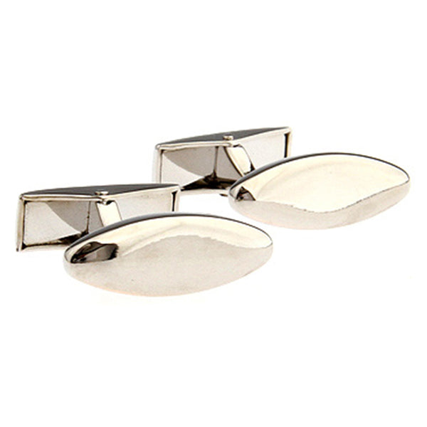 Plain Colour Metal Cufflinks