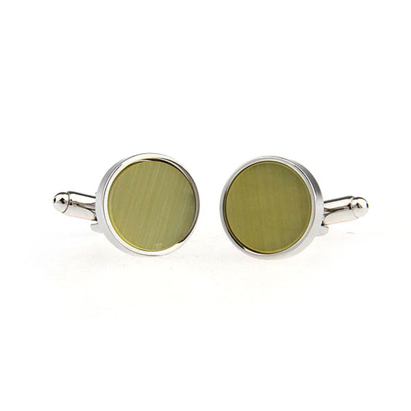 Cateye Glass Cufflinks