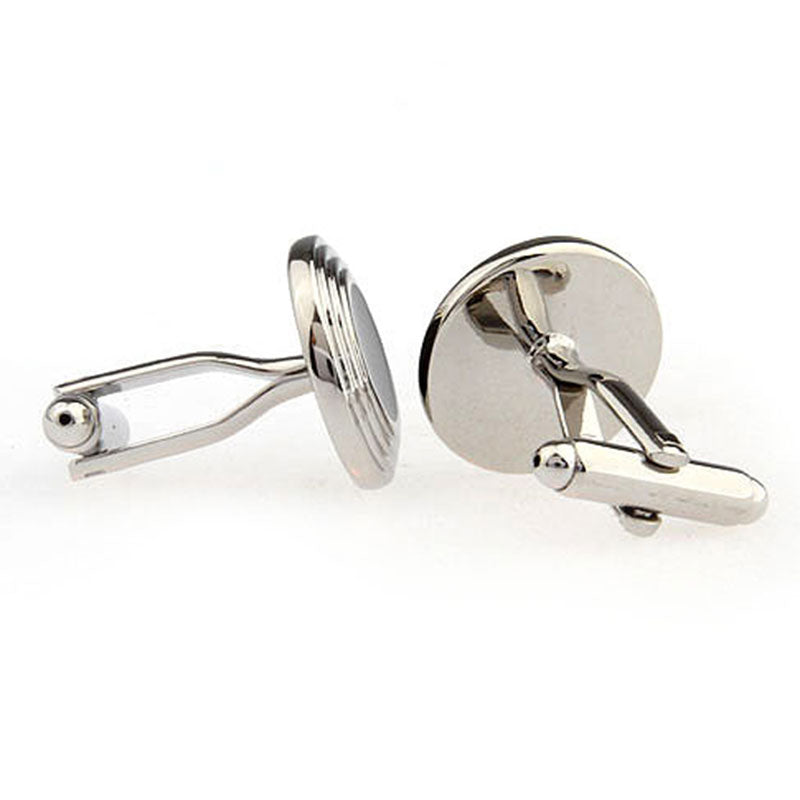 Enamel Dropping Glue Cufflinks