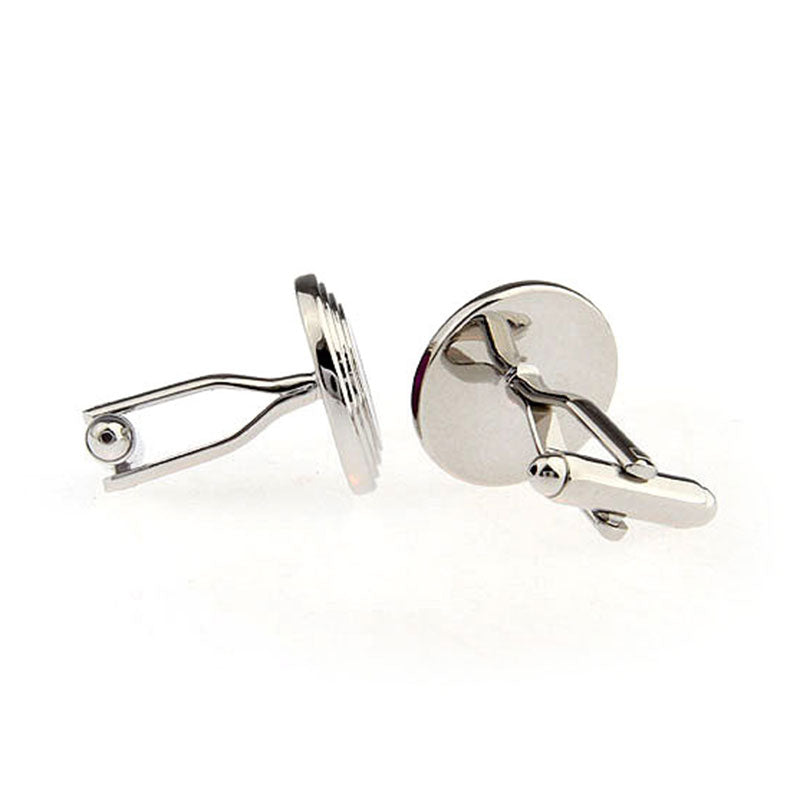 Enamel Dropping Glue Cufflinks