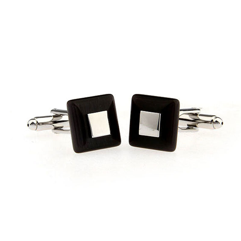 Cateye Glass Cufflinks