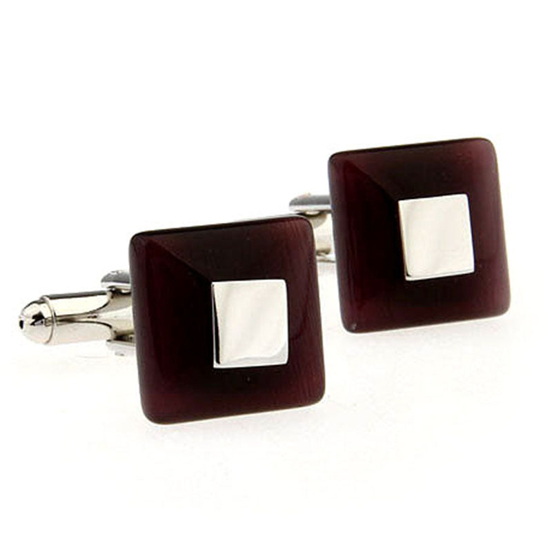 Cateye Glass Cufflinks