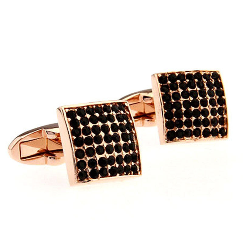 Crystal Zircon Cufflinks