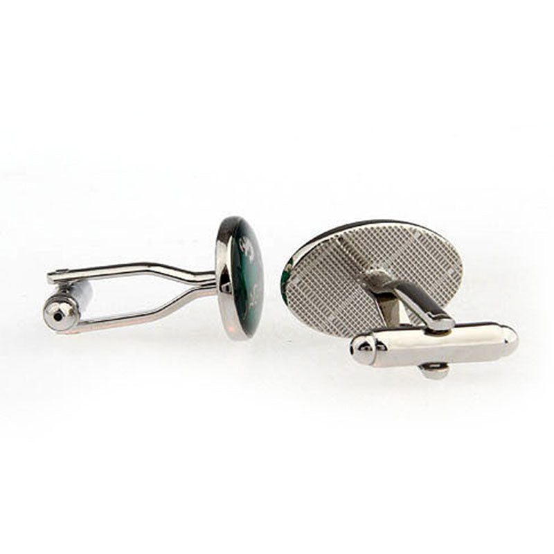 Car Logo Traffic Enamel Dropping Glue Cufflinks