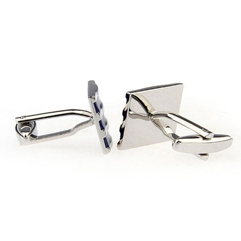 Enamel Dropping Glue Cufflinks