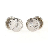 Crystal Zircon Collar Studs