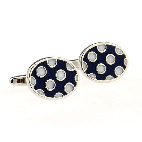 Enamel Dropping Glue Cufflinks