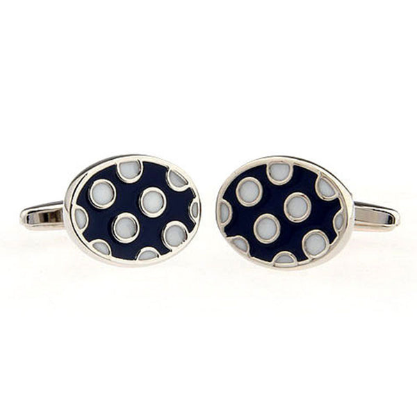 Enamel Dropping Glue Cufflinks