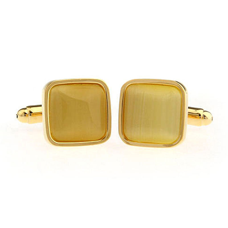 Cateye Glass Cufflinks