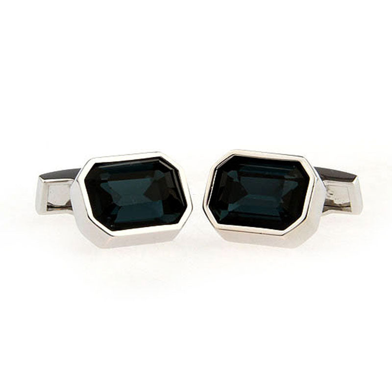 Crystal Zircon Cufflinks