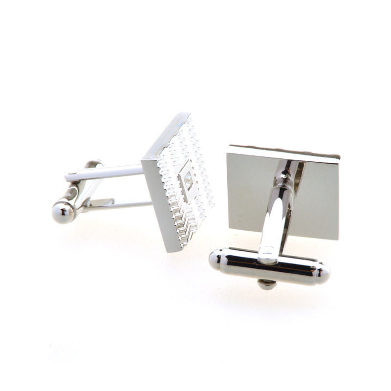 Crystal Zircon Cufflinks