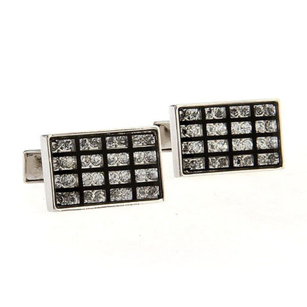 Crystal Zircon Cufflinks