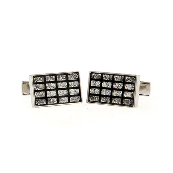 Crystal Zircon Cufflinks