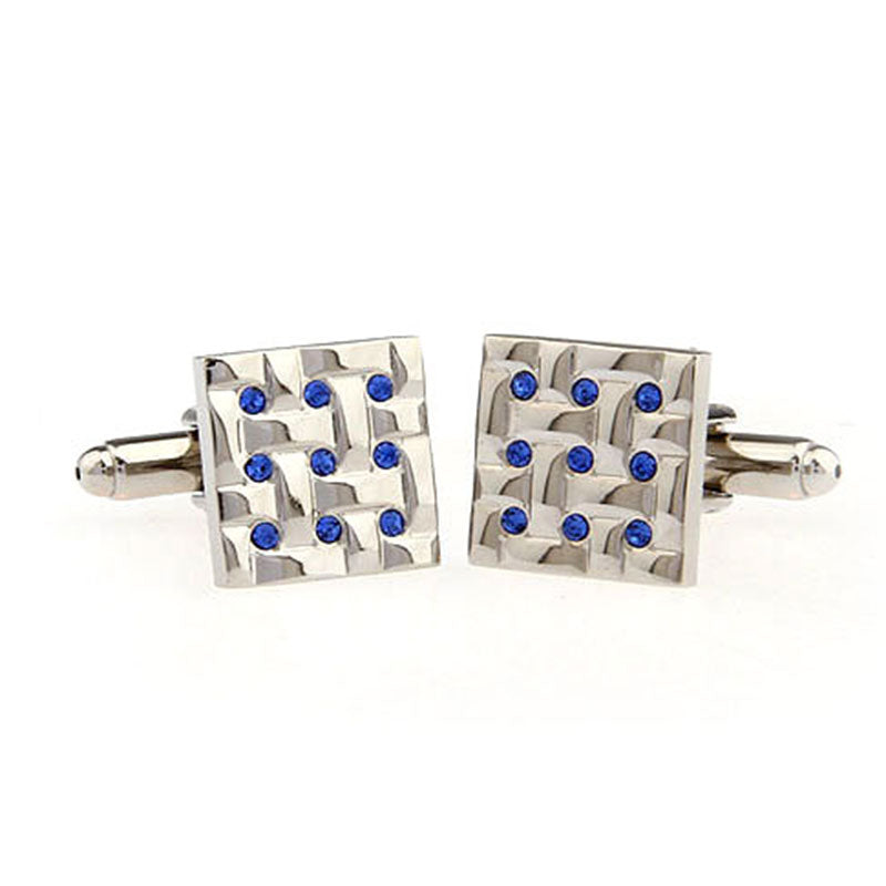 Crystal Zircon Cufflinks