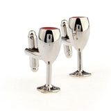 Enamel Dropping Glue Cufflinks