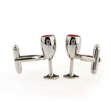 Enamel Dropping Glue Cufflinks