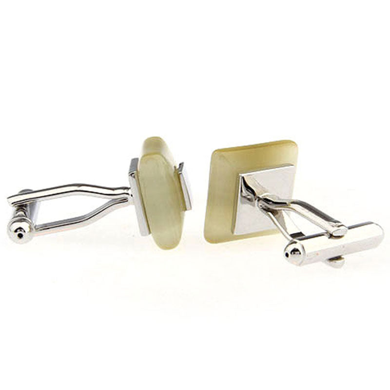 Cateye Glass Cufflinks