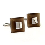 Cateye Glass Cufflinks