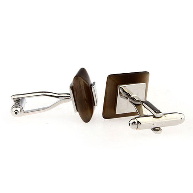 Cateye Glass Cufflinks