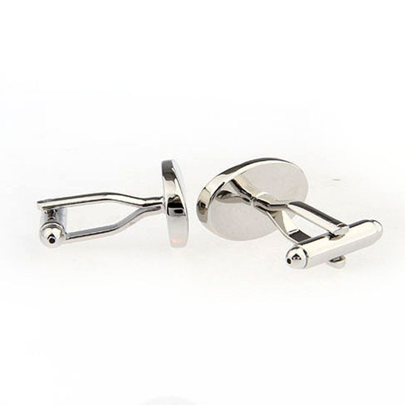 Plain Colour Metal Cufflinks