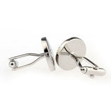 Plain Colour Metal Cufflinks