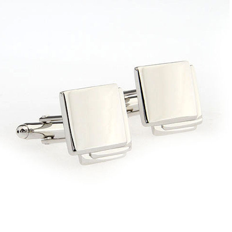 Plain Colour Metal Cufflinks