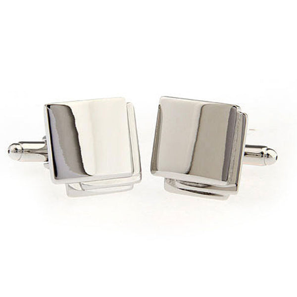 Plain Colour Metal Cufflinks