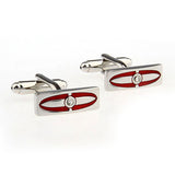 Enamel Dropping Glue Cufflinks