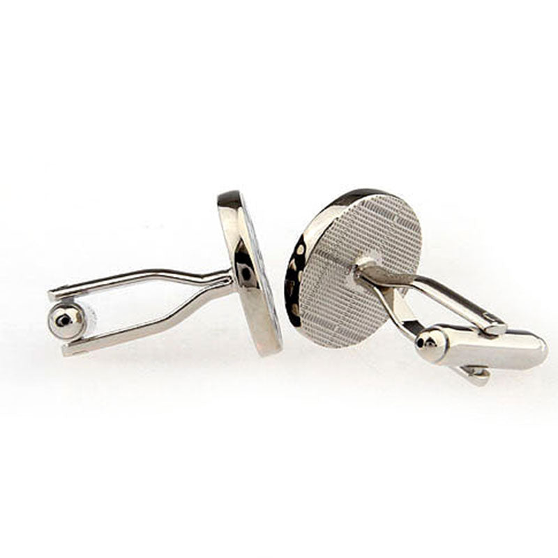 Enamel Dropping Glue Cufflinks