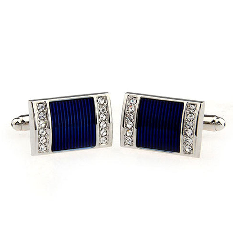 Crystal Zircon Cufflinks